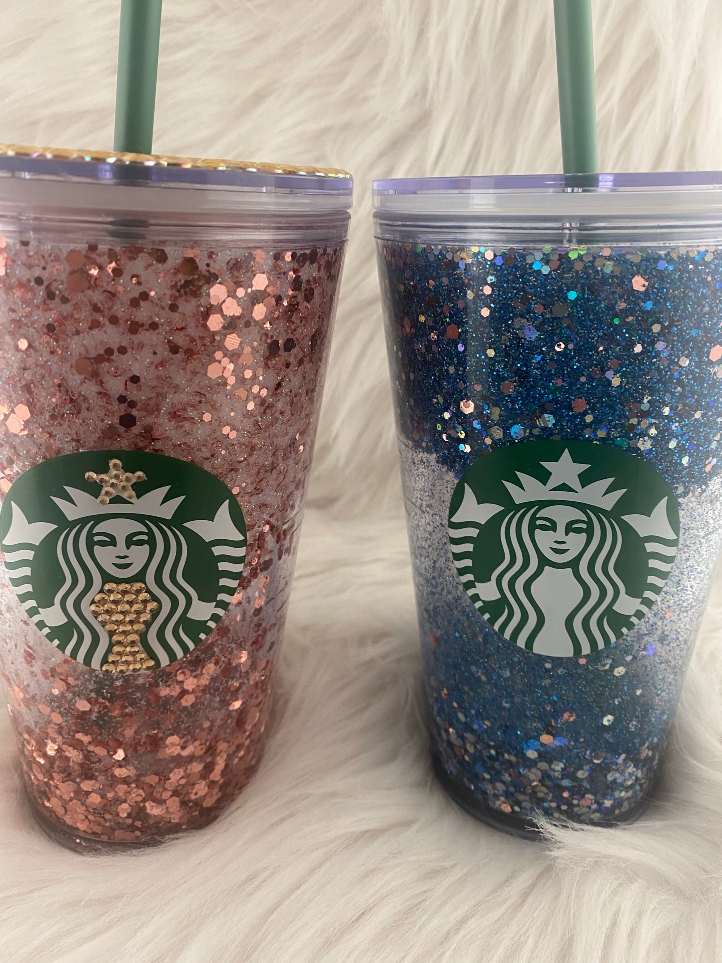 Starbucks 16 oz Snowglobe Cups